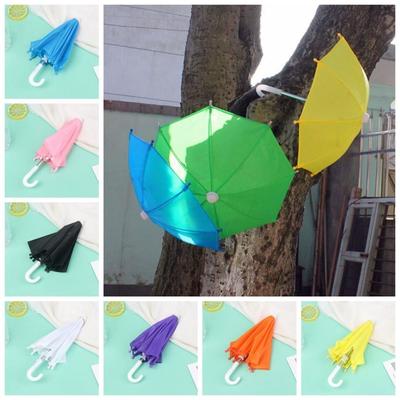 Portable Adjustable Decorative Umbrella Thickened Cute Mini Umbrella Funny Rain Gear Dollhouse