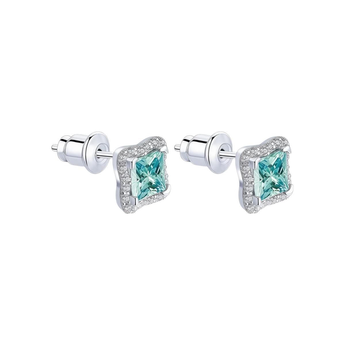 

925 Silver Needle Polaris Clover Earrings Light Luxury Premium Hip Hop Trendy Men s Earrings Women 2026