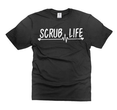 Maglietta Scrub Life - Maglietta Vita da Infermiere - Regalo per Infermieri Professionali
