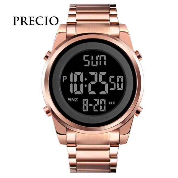 Presio Herren Metall Elektronische Armbanduhr P2011-S, Koreanische beliebte Uhren