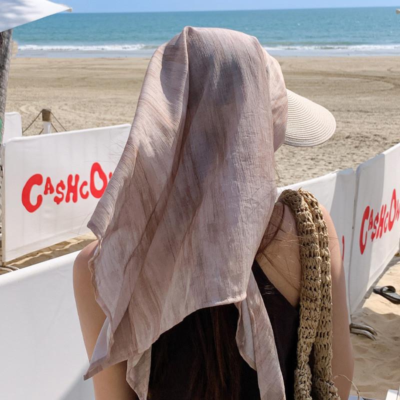 Summer Sun Hat For Women With Adjustable Large Brim Foldable Uv Sunshade Cap