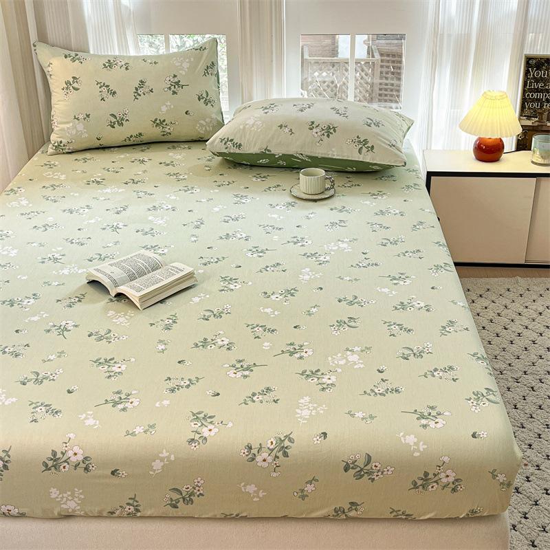 02025 New Cotton Mattress Thickened Ecological Abraded Bedspread, Pure Cotton Bed Cover Simmons Mattress Protective Cover