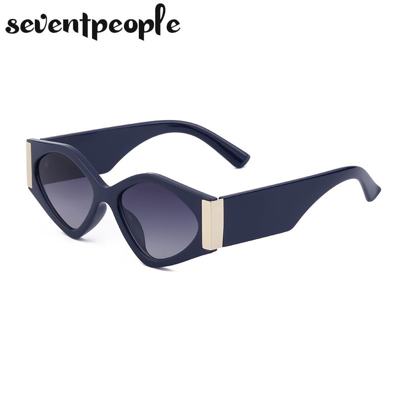 Vintage Cat Eye Sunglasses Women Retro Cateye Sun Glasses For Female Fashion Polygonal Shades Eyewear Trending Products
