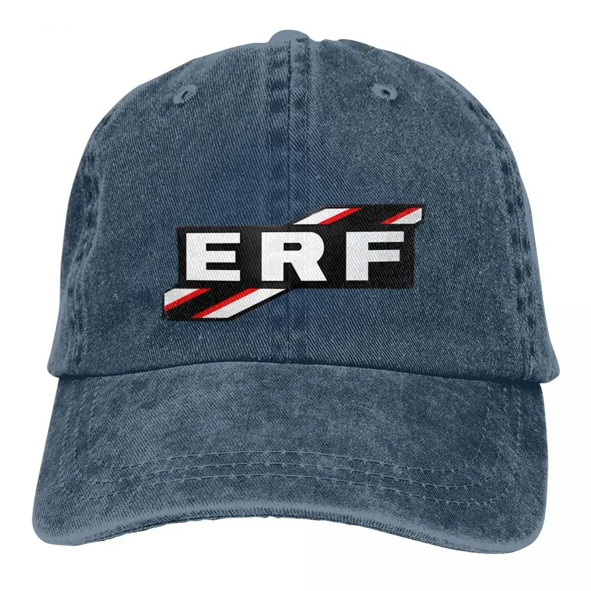 

ERF Lorry Logo Baseball Caps Peaked Cap Erf Sun Shade Hats for Unisex One Size