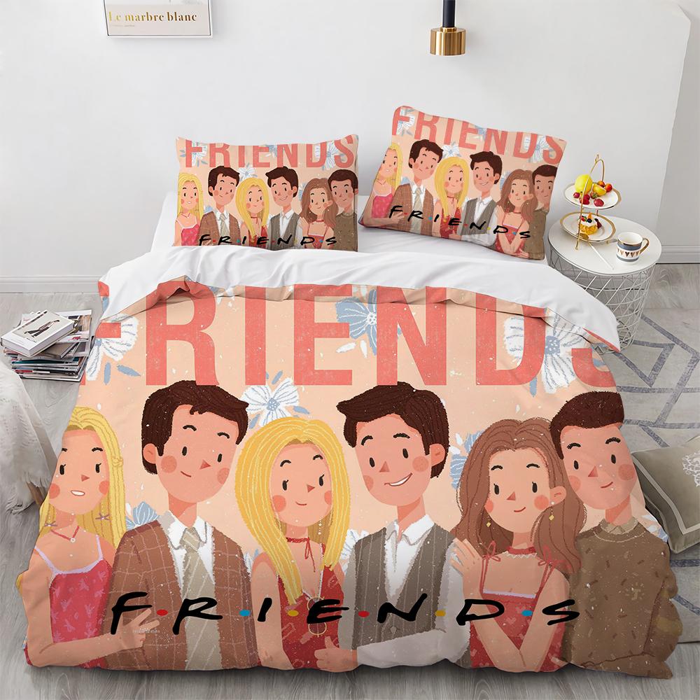 Bettdecke Twin/Full/Queen/King Größe Friends TV-Show - Thematisches Bettwäsche-Set Mit Und Für Schlafzimmerdekoration