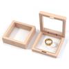 1Pc PE Film Transparent Visible Jewelry Storage Box Ring Earring Box Bracelet Necklace Display Box Jewelry Dustproof Storage Box