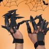 Halloween Artikulerte Fingre Lette å Ta På og Av 3D-Printede Fingerforlengere Skummel Skjeletthånd Beinklo For Halloween