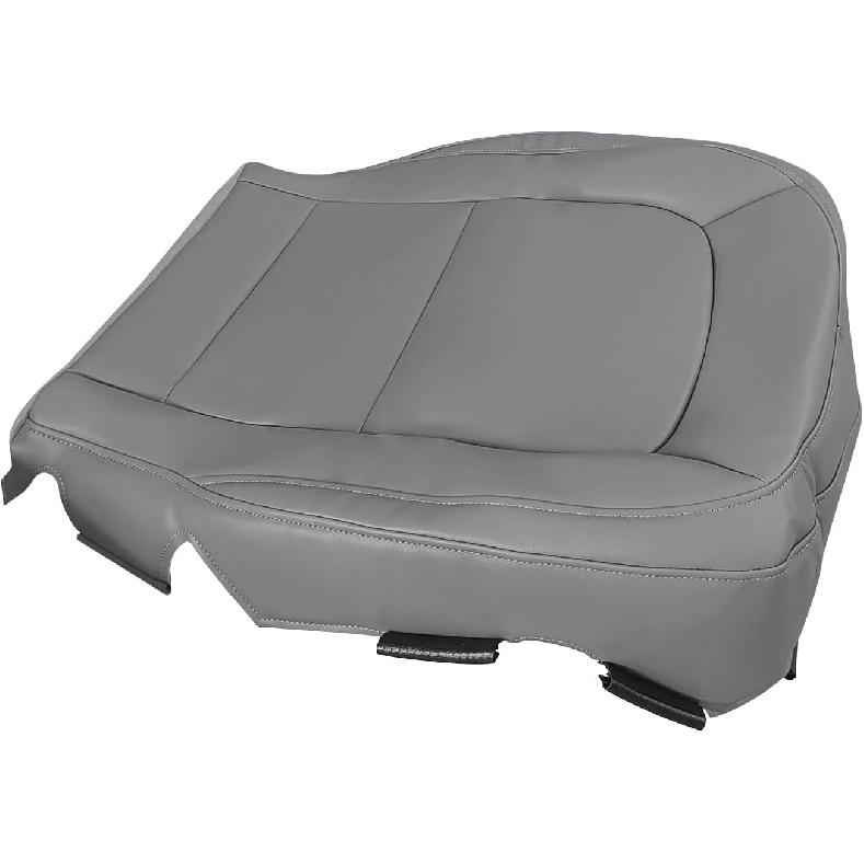 Driver Side Bottom Replacement Leather Seat Cover Gray #H2U or H0U Compatible with Chevy Colorado GMC Canyon 2015 2016 2017 2018 2019 2020 2021 2022