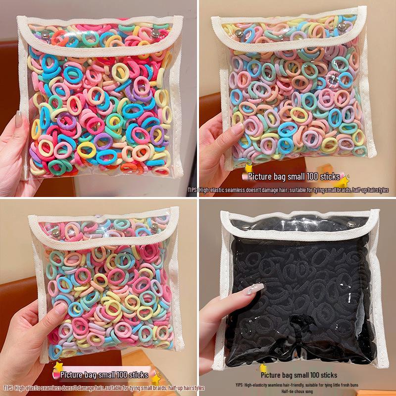 2025 New Style Kids' Hair-Friendly High Elasticity Durable Hair Ties