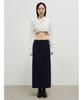 Anggae Back Tied Long Skirt Navy
