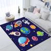 Cartoon astronaut children's room decorative carpet Camping cushion play aera mat  floor mat carpet game area rug floor mats
