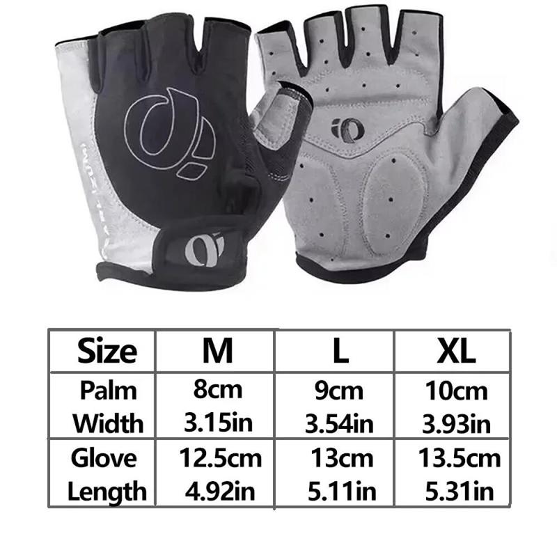 Half-finger Cycling Gloves Anti-slip Shock-absorbing Breathable Gloves Fingerless Sports Fitness Training Cycling Equipment