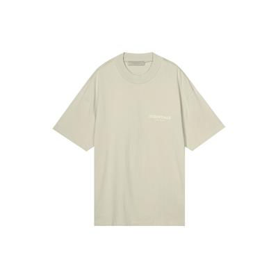Essentials Short Sleeve T-Shirt With Chest Logo Men Tops Wheat FOG-SS22-127
