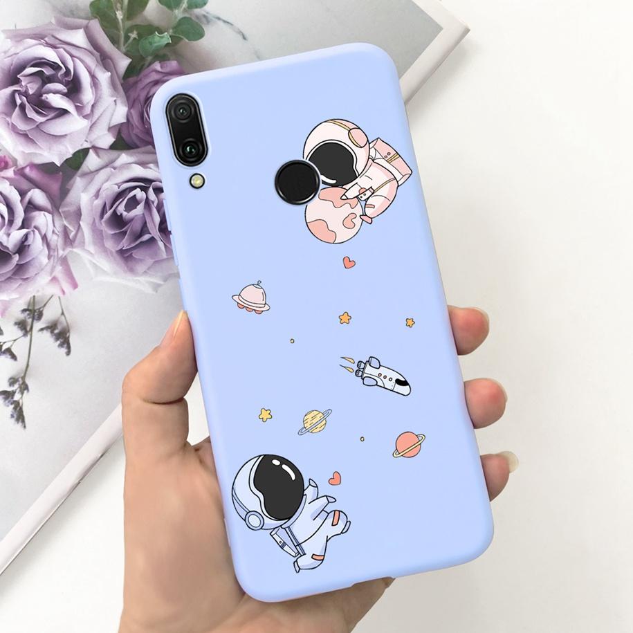 For Huawei Y9 Prime 2019 Case Shockproof Astronaut Silicone Soft Fundas For Huawei Y9 Y 9 Prime 2019 STK-LX3 JKM-LX3 Phone Cover
