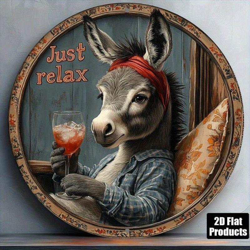 Retro Metal Tin Sign, Wall Art Home Decor, Vintage 2D Plaque