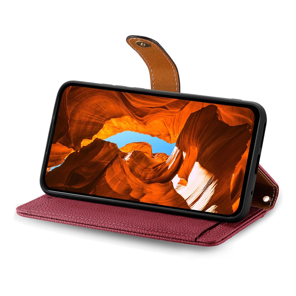 For Xiaomi 17 Pro Max Cases Wallet Stand Retro Texture Leather Phone Cover with Lanyard