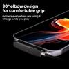 2 v 1 USB Type C 240W Rychlonabíjecí Kabel Skládací Držák Typ-C Rychlonabíječka Linka USB Stojan na Mobilní Telefon