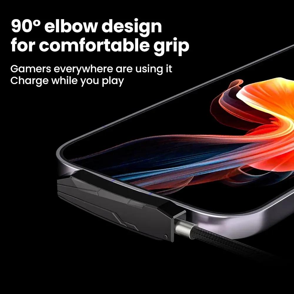 2 v 1 USB Type C 240W Rychlonabíjecí Kabel Skládací Držák Typ-C Rychlonabíječka Linka USB Stojan na Mobilní Telefon
