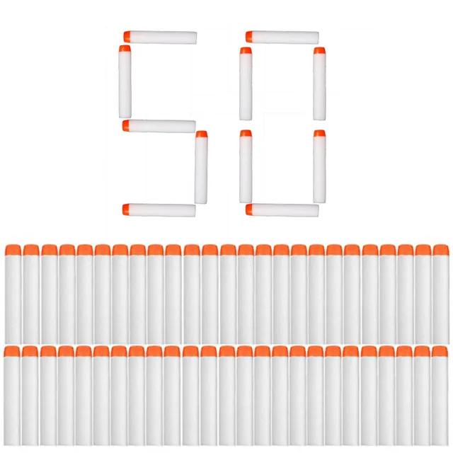Серия Elite Светящиеся в темноте Мягкие Сменные Снаряды Пенопластовые Световые Дротики для Игрушечного Пистолета - Мягкие Пули с Отверстием