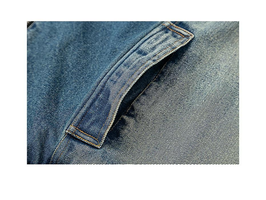 Y2K Vintage Distressed Denim Jacket for Women - 2025 Spring/Autumn Loose Trendy Style