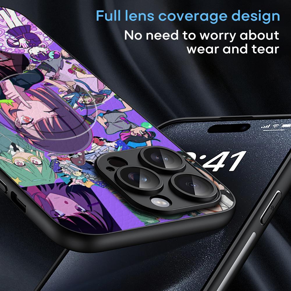 Zutomayo Anime Singer Pattern Design Phone Case For iPhone 17 16 15 14 13 12 11 Plus Pro Max  High-end Luxury Magsafe Sheepskin