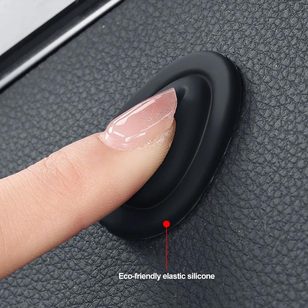 3/6Pcs Car Cup Holder Silica Gel Insert Limiter Slot Anti Shake Slip Limit Clip Elastic Fixed Bottle Glass Drink Cup Holders