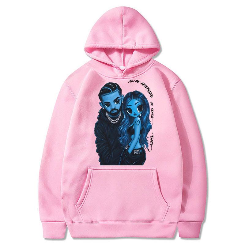 Karol G Drake No Me Arrepiento De Sentir Tanto Album Hoodies Pop Music Men Women Long Sleeve Tracksuit