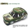 1pc Camouflage Zipper Pencil Case Stationery Organizer Cartoon Pencil Case Car Model Stationery Large Capacity Pencil Case