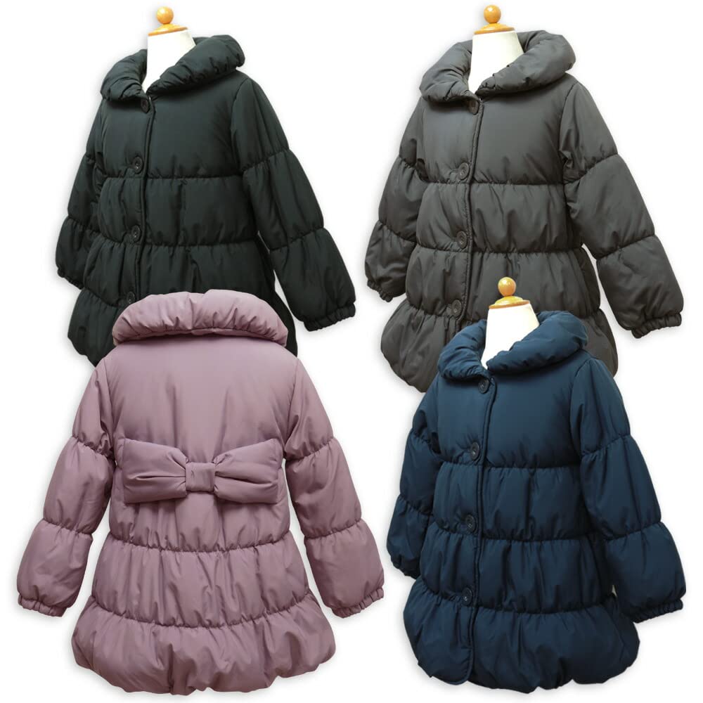 Ashbury Padded Coat with Back Angel 150cm Kids' Outerwear, Ribbon, Jacket, Children's Coat, Coat, Lavender, (632400)