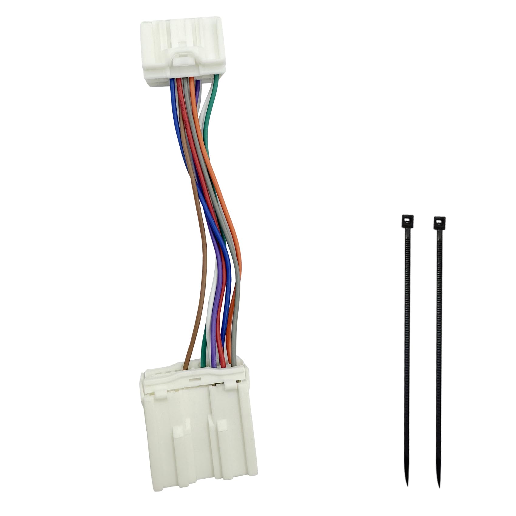 

OTORAM New Hino Radio with 2 to Converter Harness for Installing a New Radio in an Older Truck Electrical 24V Compatible/Interchangeable Speakers,