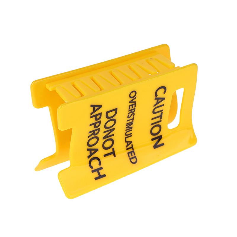 Overstimulated Caution Sign Hair Claw Clip,Yellow Caution Hair Clip,Do Not Approach Sign Hair Claws Hair Clips,Funny Gag Gift Fo
