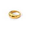 Geometric Titanium Steel Open Ring With Diamond Embellishments For Women