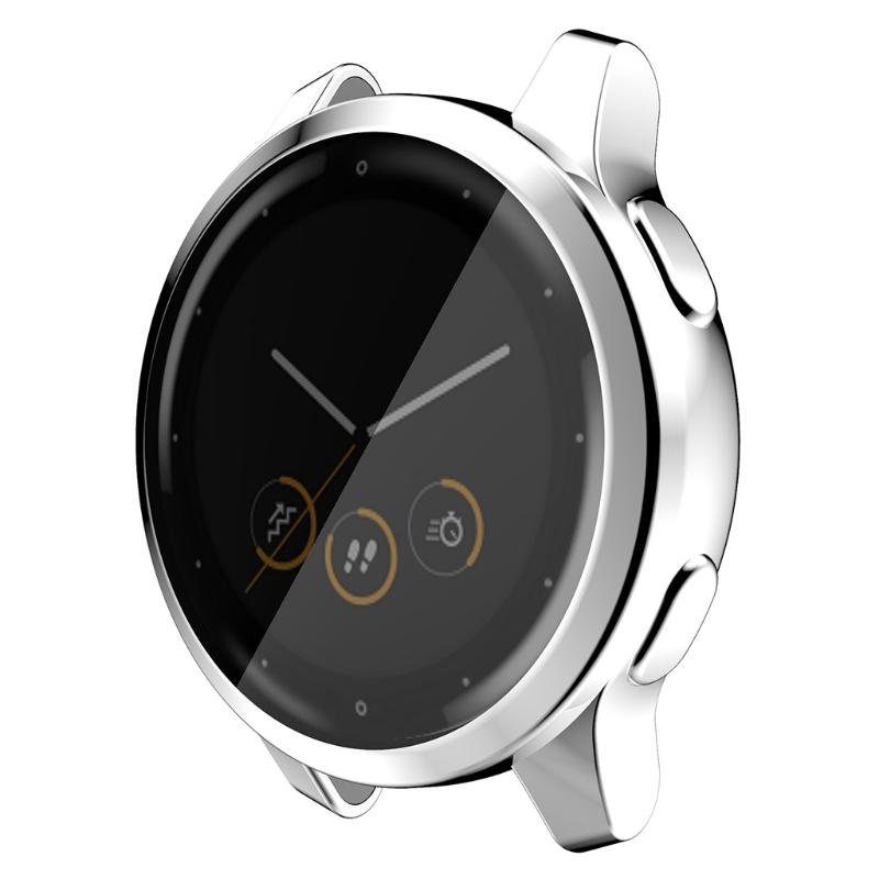 Case for  Vivoactive 4S 40mm TPU Clear Screen Protector All Around Case Overall Protective Cover