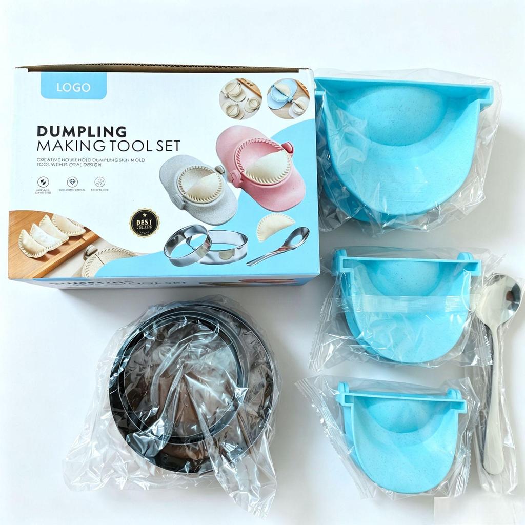 Manual Dumpling Mold - Large Size Handmade Dumpling Maker for Wrapping and Pinching Dumpling Skins