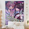VIKAMA Meme Tapestry Craving Girl Streamer Overload Psychedelic Art Vibrant Hippie Wall Decor Perfect For Gaming Rooms