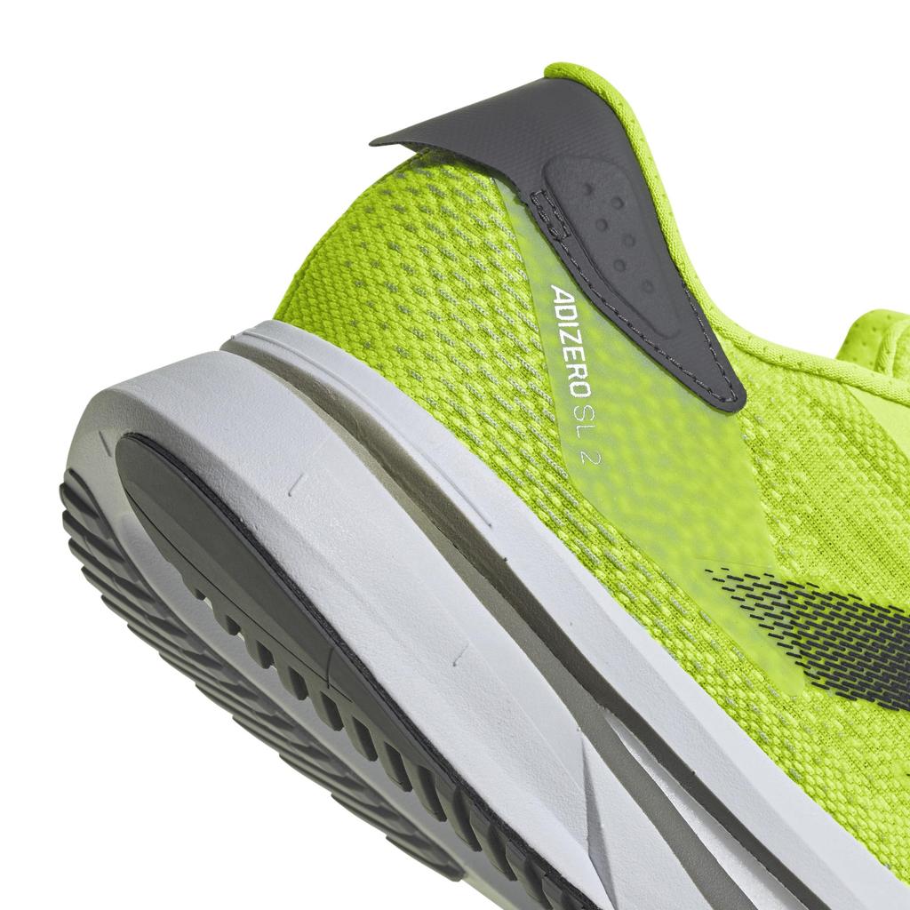 Adidas Adizero SL2 Running Unisex Lucid White Size Cm Shoes, Adult, NKW90, Lemon/Core Black/Footwear (IE1054), 25.0