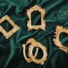 3D Mini Photo Frames Gold Wedding Photo Display Frames  Photography Background Decoration