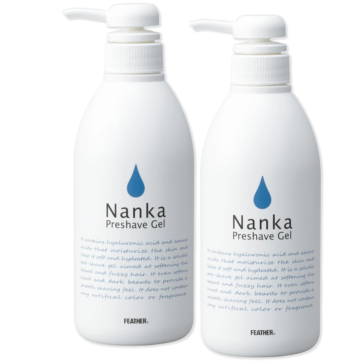 

Гель-перо Nanka смягчающий 500 г, набор из 2 штук, для бритья