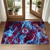 Aston Villa Football Design Crystal Velvet Rug Soft Decorative Mat for Bedroom Entrance