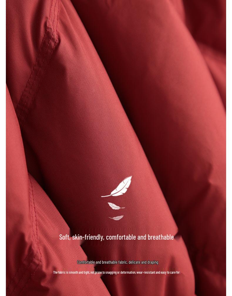 Women's High-End Mid-Length Loose Down Vest - Fashionable Plus Size for Autumn/Winter