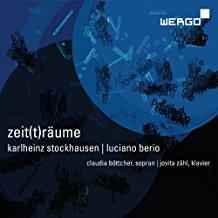 CD CLAUDIA BOETTCHER JOVITA ZELLER S  Zeittraume   Zeittraume  K WER67492 WERGO 2013 Germany Classical Used