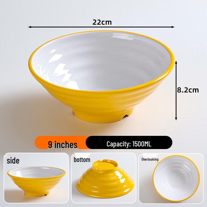 Melamine Restaurant Noodle Bowl