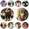 Cute Anime Hyouka Enamel Pins Clothing Bag Hat Jewelry Accessories Cartoon Round Brooch Eru Chitanda Animation Badge Toys Gifts