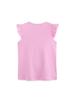European & American Style Unicorn Print Ruffle Sleeve Girls' Summer T-shirt
