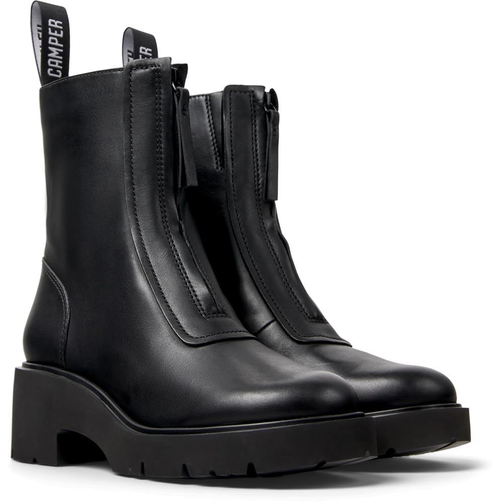 

Front zip boots MILAH K400776 [Camper] Black_T99
