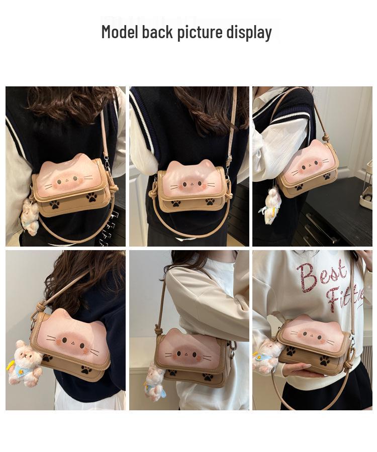 Sweet & Cute Women's Handbag - Exquisite Little Bear Shoulder & Crossbody Bag