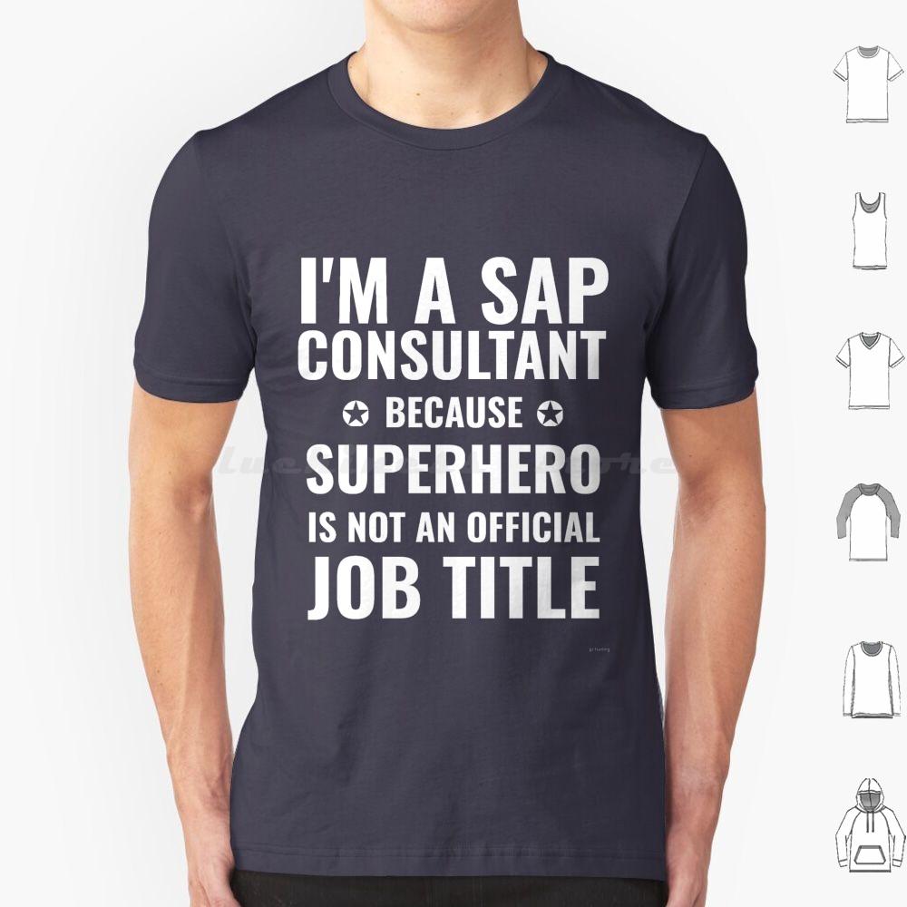 Sap Consultant Superheld Jobtitel T-Shirt Herren Damen Kinder 6XL Lustiger Computer Nerd Sap Consultant Jobtitel Superheld