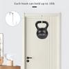 4PCS Rubbe Towel and Coats Hangers Nonstick and Non-punching Over the Door Hooks Bathroom Bedroom Kitchen Hanging Organizer Bra
