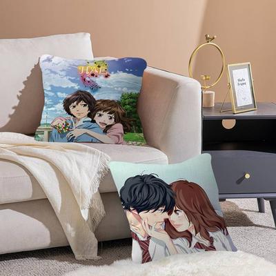 A-Ao H-Haru R-Ride Anime Pillowcase Toon Gift Cushion Cover Bedroom Home Sofa Chair Seat Decor Pillow Case