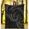 Premium Polynesian Flannel Blanket - Lightweight for Naps, Leisure, Travel - Suitable for Sofa, Bed, Car, Office, Camping